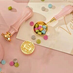 💮2/$40💮 Pink Wax Seal Stamp Set
